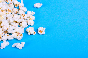 lot of popcorn scattered