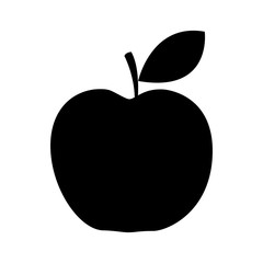 apple fresh fruit icon vector illustration design
