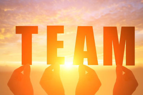 silhouette team word