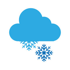 snow storm weather isolated icon vector illustration design