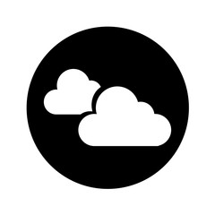 Fototapeta premium cloudy weather isolated icon vector illustration design