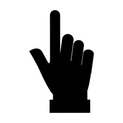 hand human index isolated icon vector illustration design