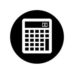 calculator math isolated icon vector illustration design