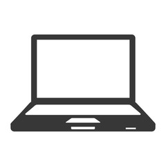 laptop computer isolated icon vector illustration design