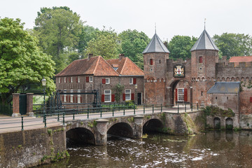 Obraz premium Medieval fortifications of Amersfoort, Netherlands