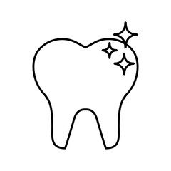 tooth clean isolated icon vector illustration design