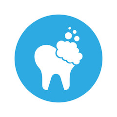 tooth clean isolated icon vector illustration design