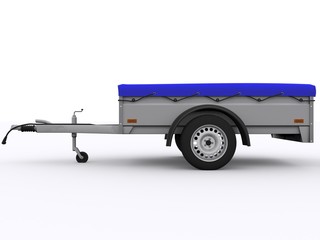 Small Trailer isolated