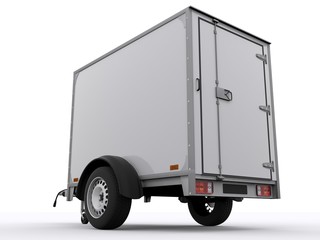 Small Trailer isolated