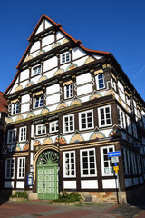 Fototapeta premium Fachwerk der Weserrenaissance