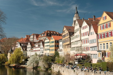 Fototapeta na wymiar Tübingen Im Frühling