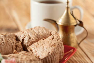 traditional eastern desserts on the table