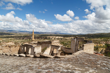 Fototapeta na wymiar Ancient Uchisar Castle