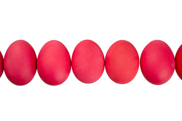 Pink easter eggs