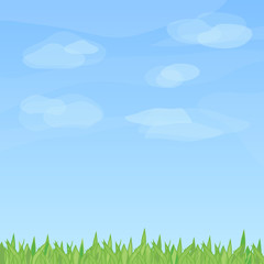 Obraz premium Landscape with grass