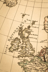 アンティークの古地図　イギリス