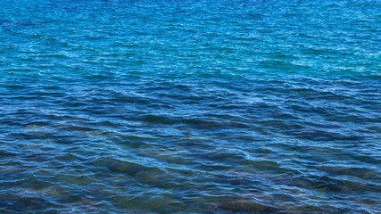 Obraz premium Blue sea surface