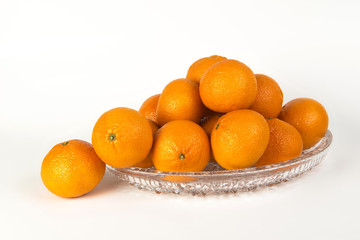 Vase with tangerines 