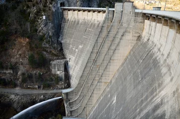 Deurstickers Dam Bergdam Panta de Cavallers