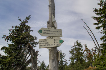 Riesengebirge Krkonoše in Schlesien
