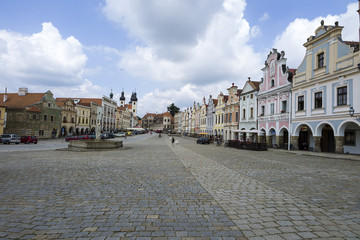 Tschechien, Telc, Stadtplatz