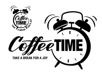 Coffee time. Lettering