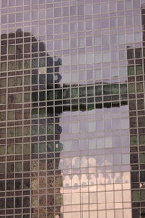 office building reflection