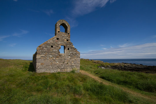 Church ruin at St Michael's Island