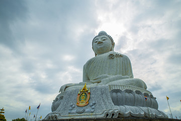 Fototapeta premium Big Buddha monument on the Phuket island, Thailand.