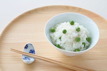 ふっくら豆ごはん