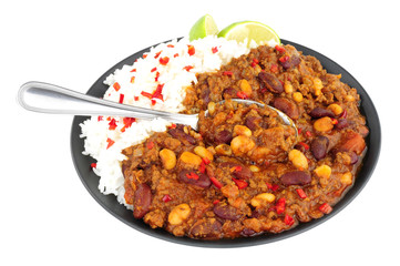 Chilli Con Carne And Rice