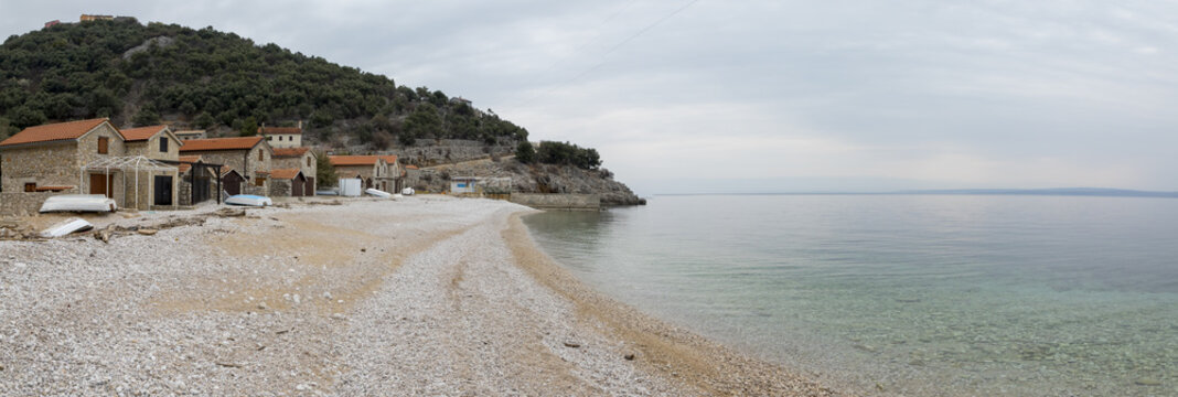 strand bei beli auf der Insel cres, kroatien
