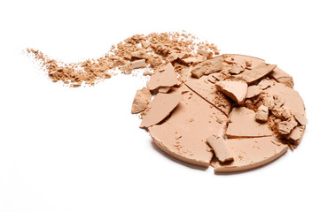 Crushed EyeShadow sample on white backgound