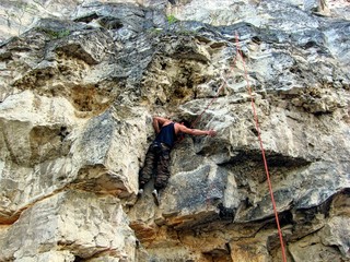 Obraz premium climber, rock climber