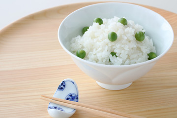 ふっくら豆ごはん