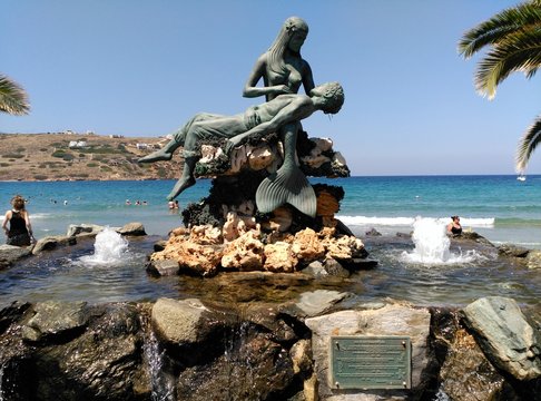 Syros Mermaid Statue 
