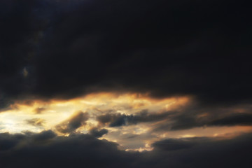 Obraz premium Durch die Wolke