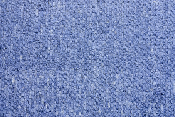 Fragment of decorative finishes wall small stone cubes