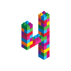 Isometric Alphabet Block