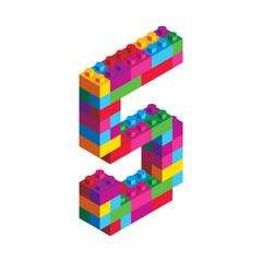 Isometric Alphabet Block