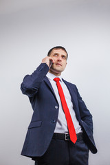 A man in a business sui