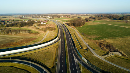 Aerial View of Highway © Lukasz