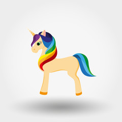 Unicorn. Vector illustration