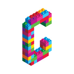 Isometric Alphabet Block