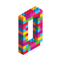 Isometric Alphabet Block