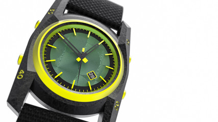 Render clock face - 3D model of Men's Wrist Watches