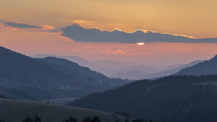 Sunset in Zlatibor