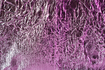 Fototapeta premium Abstract background, crumpled foil,