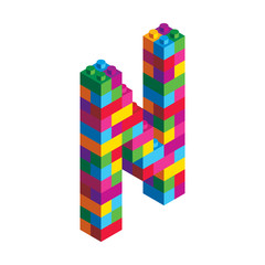 Isometric Alphabet Block