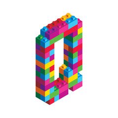 Isometric Alphabet Block